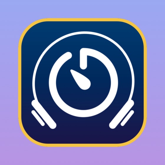 The Smart Sleep Timer icon as a rounded rectangle with a gold border